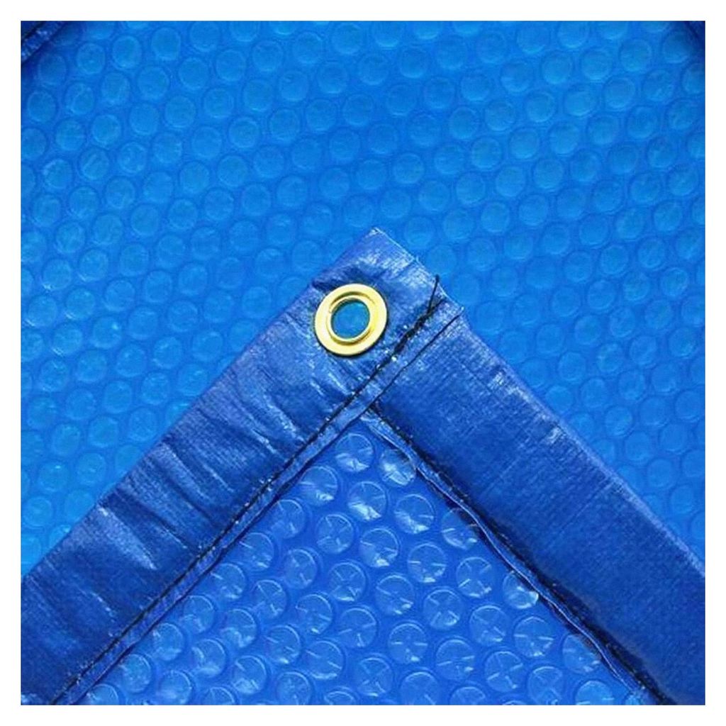 Solarfolie für rechteckige Pools 700 x 350 cm in Blau mit Randverstärkung