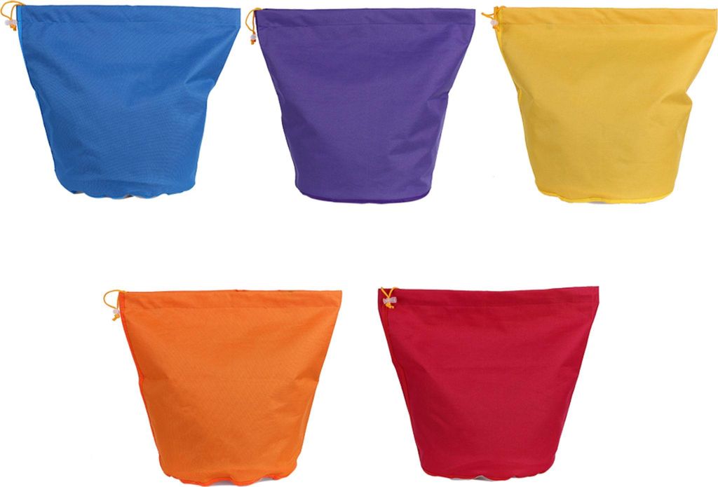 5er-Set 5-Gallonen-Filterbeutel - Mikron-Extraktionsbeutel mit Kordelzug, Presssieb & Tragetasche