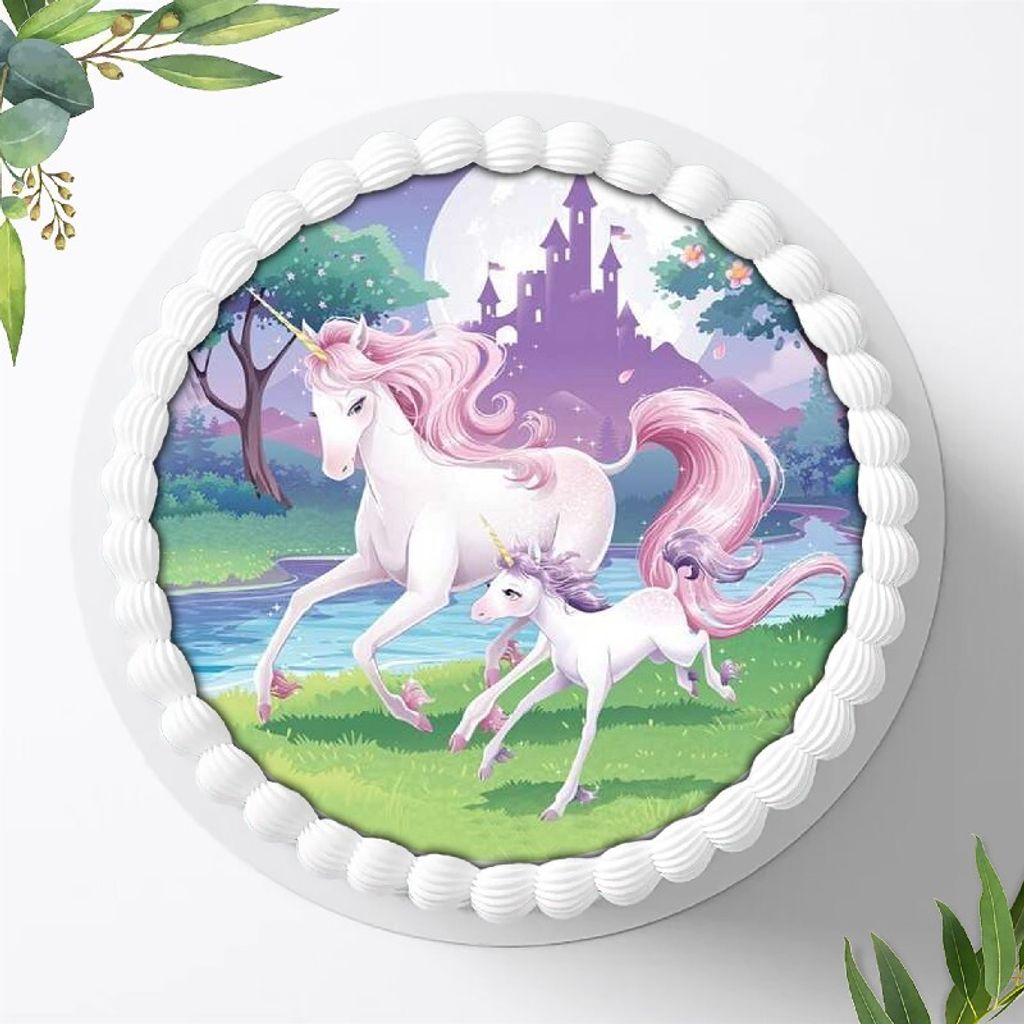 Für die Geburtstags Torte ein Tortenaufleger, Zuckerbild Produktbild 