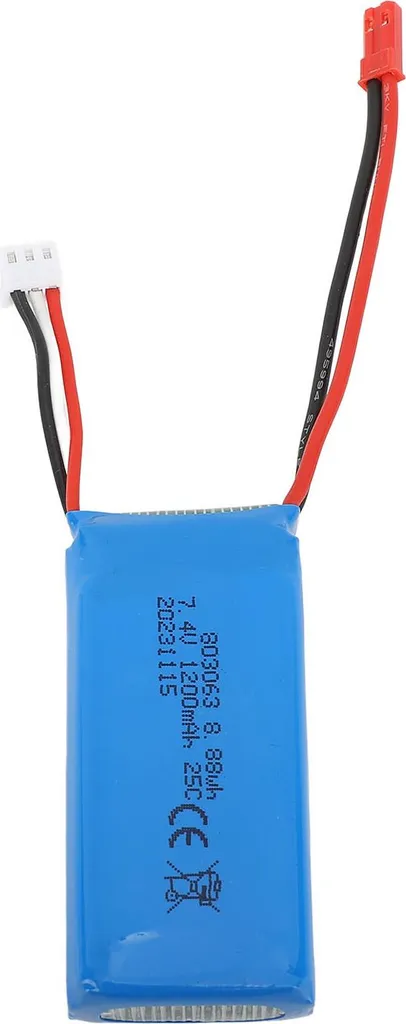Batterie de Rechange Lithium pour Drone Quadricoptère 7.4V 1200mAh