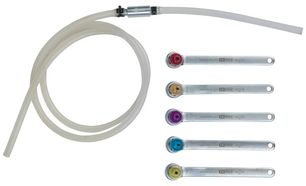 Coffret de clés à tuyauter pour purge de frein 6 pièces KS TOOLS PRO