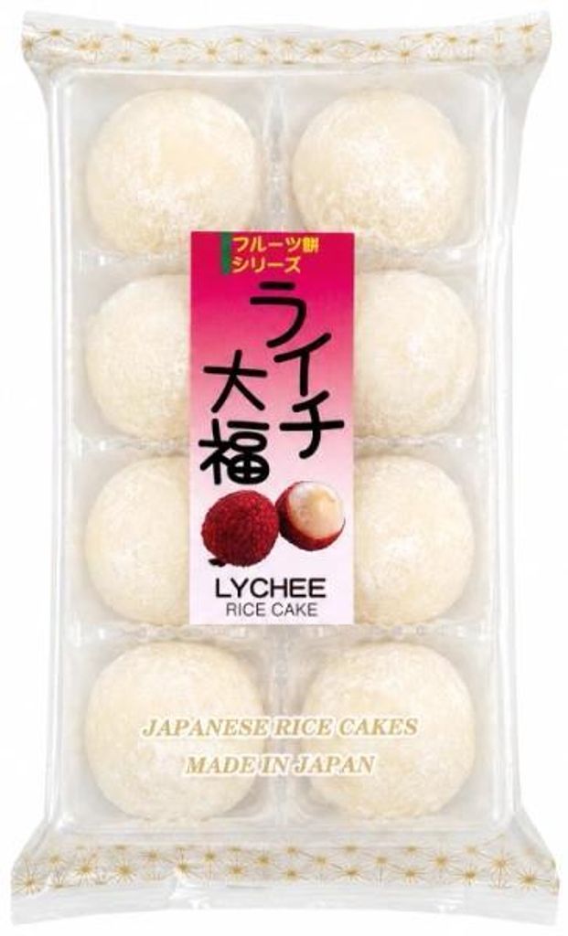 Mochi Lychee - 200g - Lychee-füllung - Glutenfreie Snacks - Produktbild 