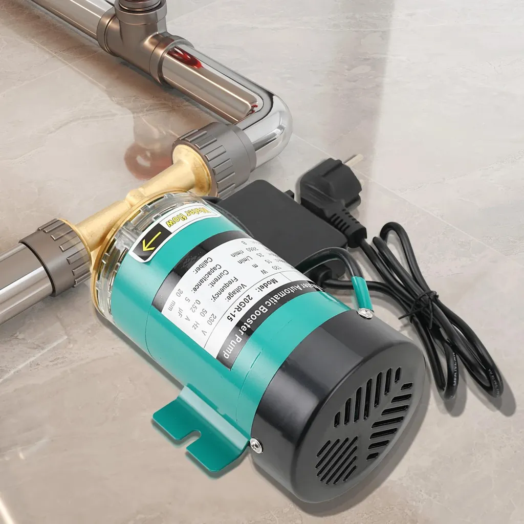 Pompe de circulation d'eau 120W pour booster le débit de la douche