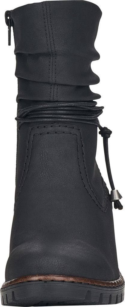 Rieker Damen Stiefelette Kordel Blockabsatz Warmfutter Produktbild