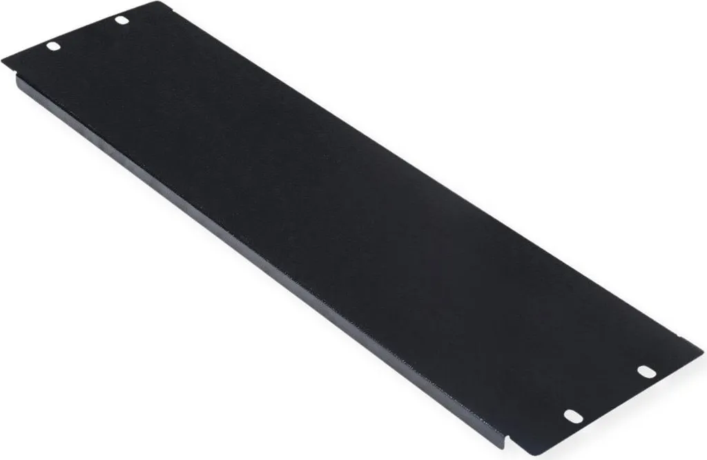 ROLINE Pannello Cieco 19 Pollici 3U Nero Acciaio - Chiusura Rack Professionale