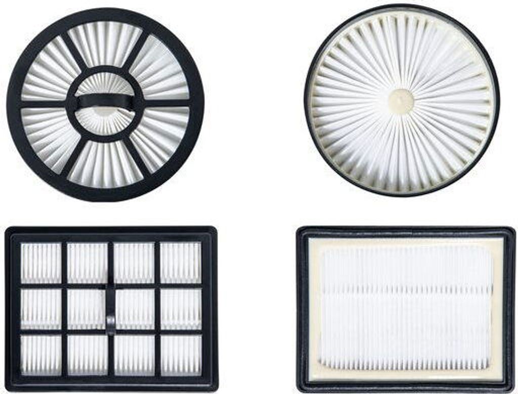 Staubsaugerfilter R-147eFSET Hepaklasse H12 auswaschbar rund für Allergiker 2er-Set