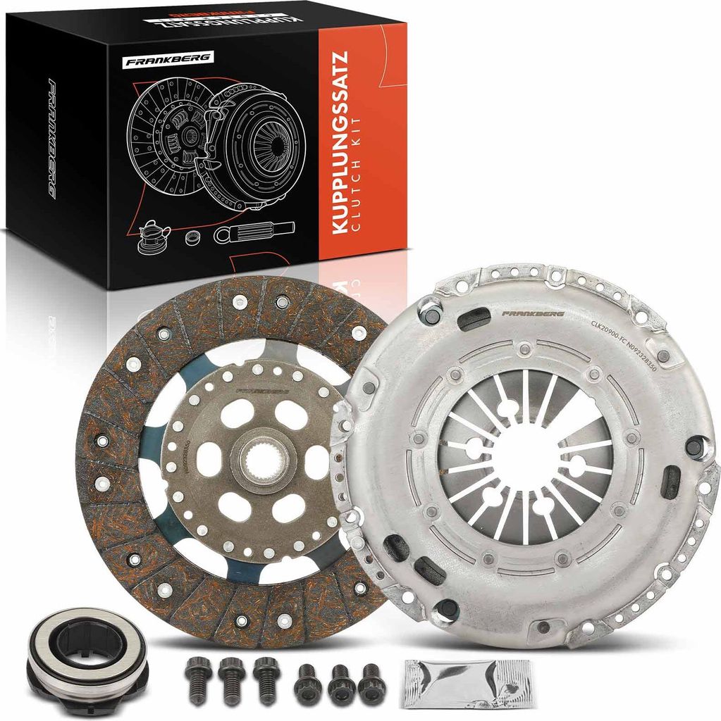 Frankberg 1x Kupplungssatz für VW Caddy MPV Kasten/MPV Golf Plus V Variant VI Jetta Passat Touran Audi A3 Seat Skoda