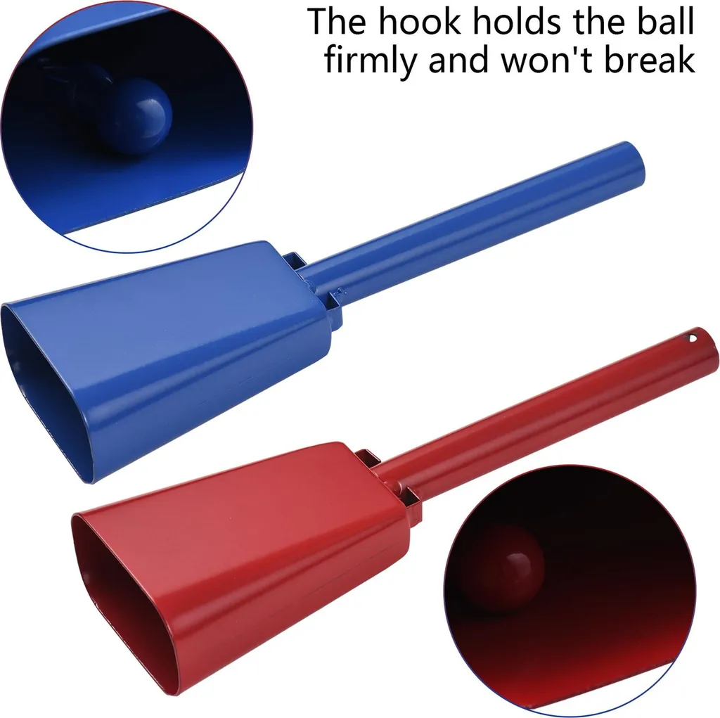 Lot de 2 cloches pour supporter de football et événements sportifs