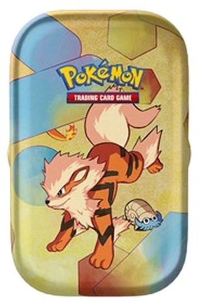Pokemon Sammelkarten-Set Arcanine Mini Tin für das Sammelkartenspiel Edition 151