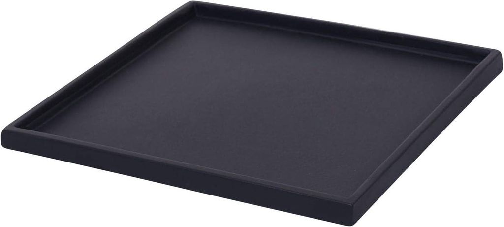 VIVANNO Pflanzkübel-Zubehör Fiberglas UNDO Rechteckig, Anthrazit matt - 34x34x2 cm