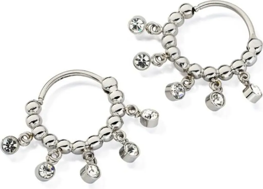 Boucles d'oreilles AL.ESOK3SC AN Bijoux avec cristaux éclatants et fins