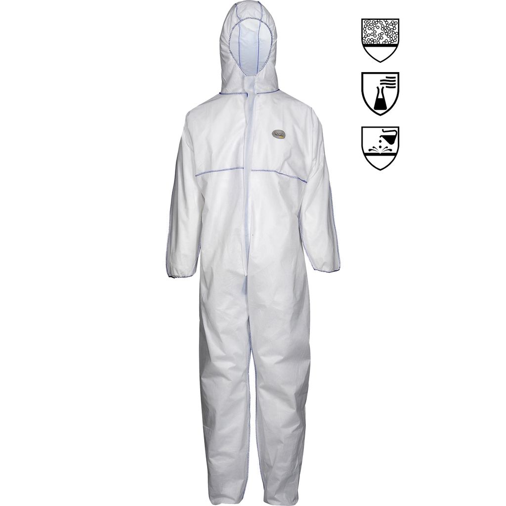 Asatex overal SMS-1, veľkosť 2XL, biely, 22303882XL Obrázok produktu 