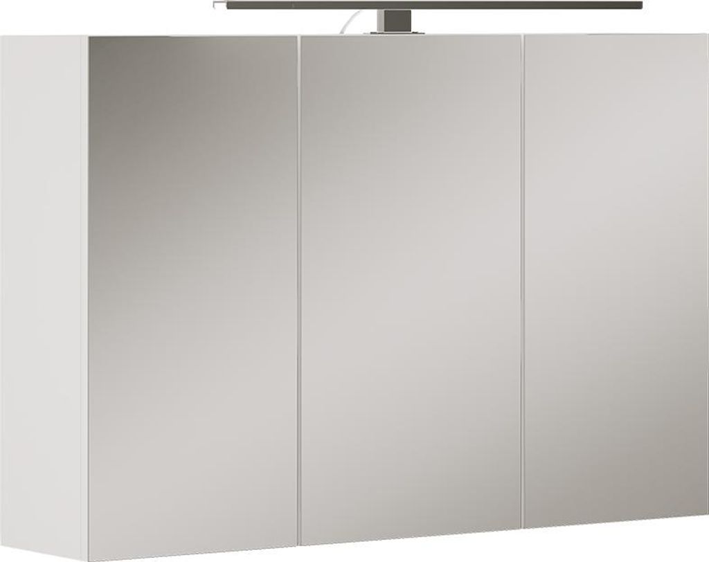 Kúpeľňová zrkadlová skrinka Vicco Lavio biely 90 x 60 cm s Obrázok produktu 