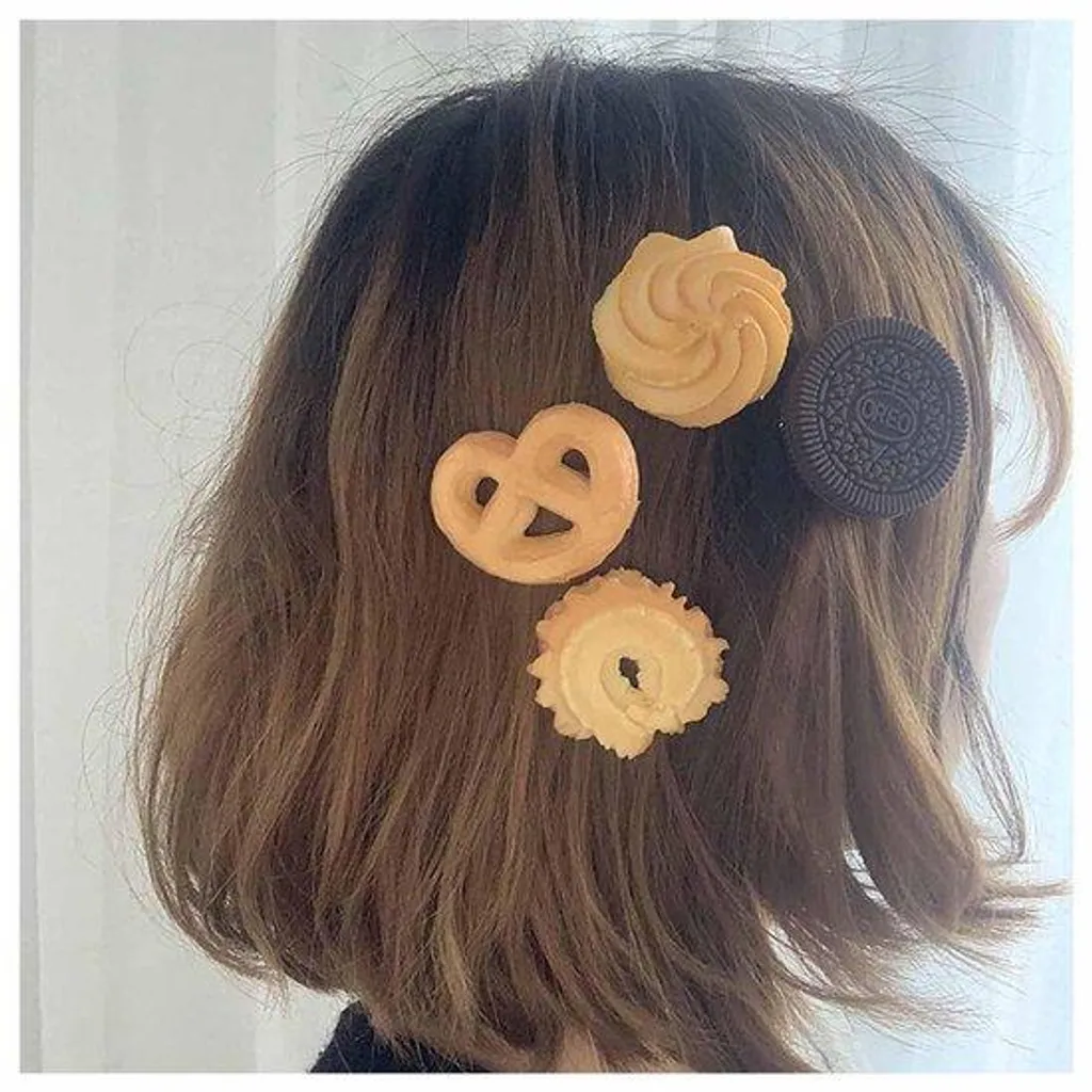 Barrettes à cheveux fantaisie lot de 4 accessoires coiffure pour femme