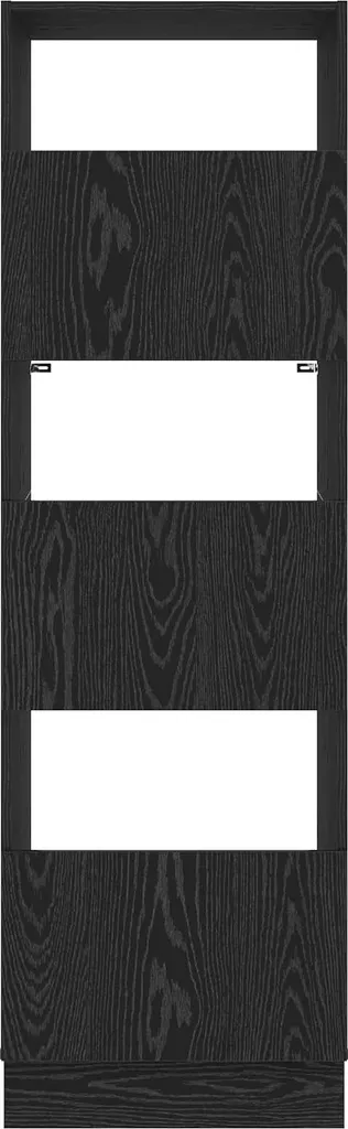 Armoire à linge compacte chêne noir 162 cm pour optimiser petits espaces - 6