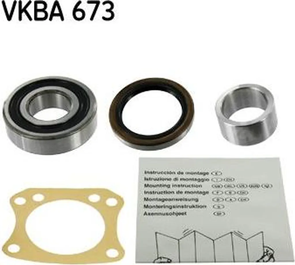 Réparer Moyeu de Roue Vanette avec Kit SKF VKBA 673 OEM 43215H5000