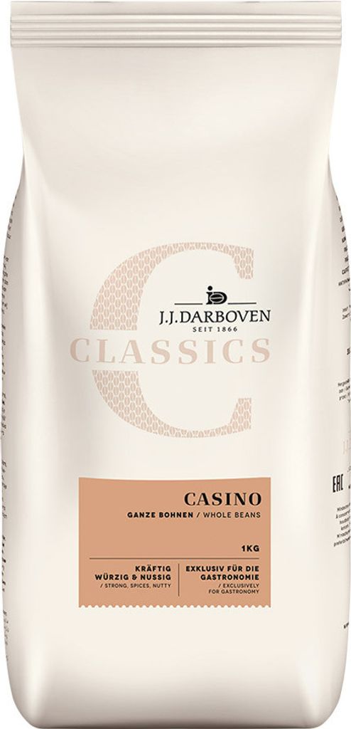 J. J. Darboven Classics CASINO Kaffee, 1000g Bohnen Produktbild 
