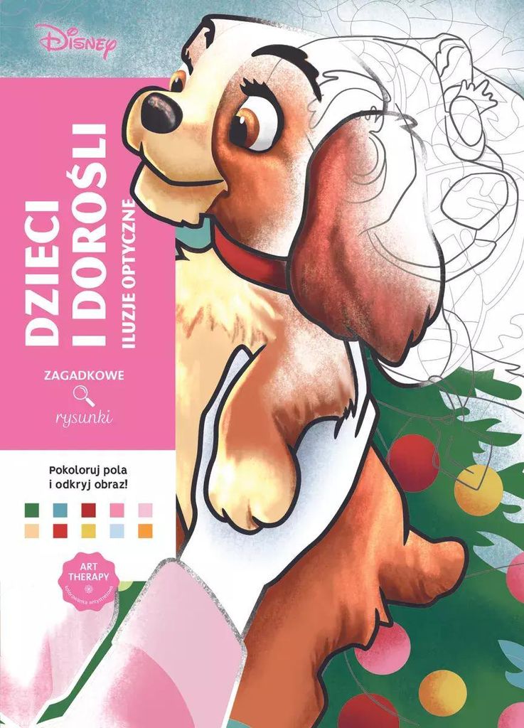 Art therapy. Kolorowanka antystresowa. Disney. Dzieci i Zdjęcie produktu 