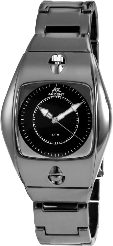 Akzent Herrenuhr mit Metallarmband