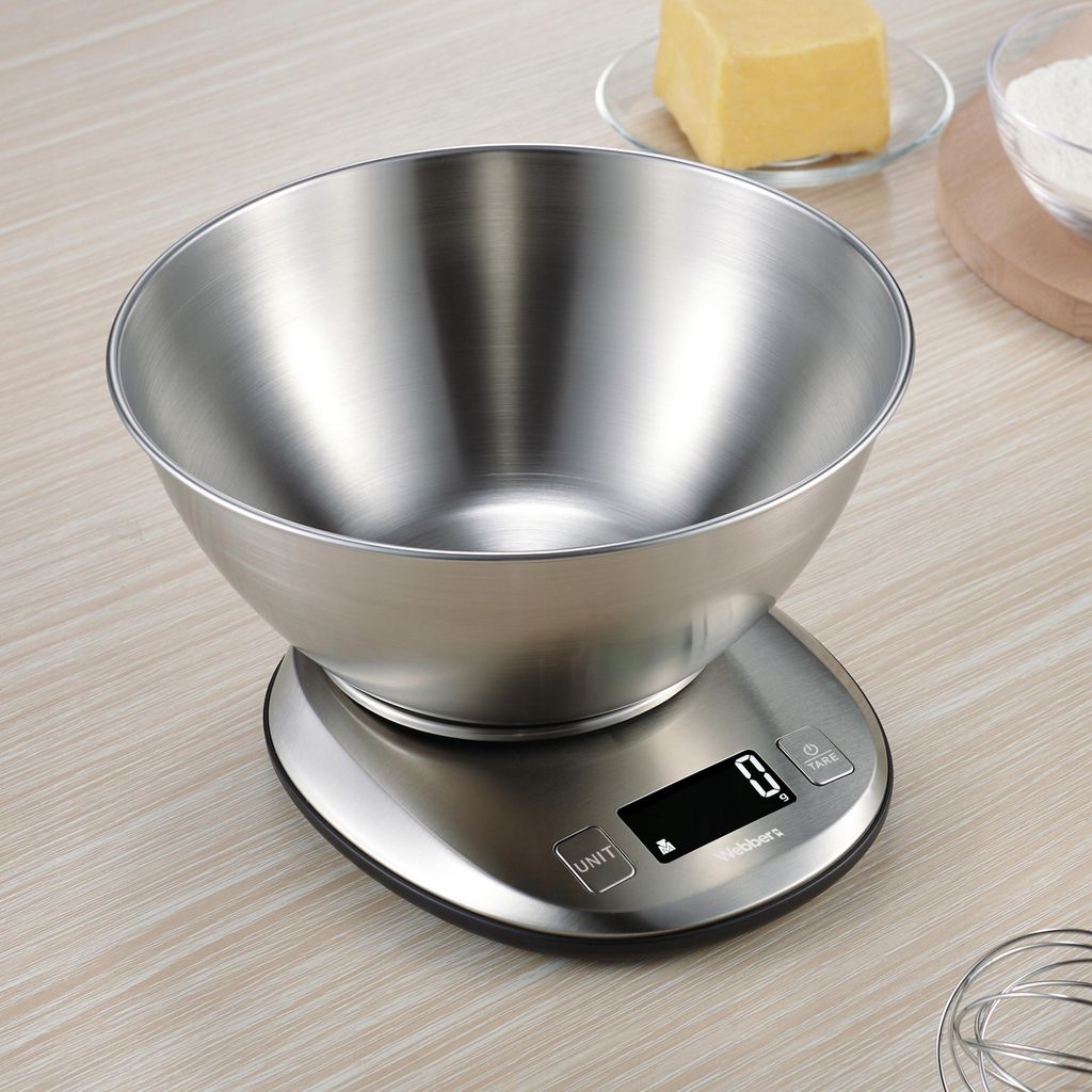 Küchenwaage WEBBER EK4390 INOX Edelstahl LCD 5 kg 1 g