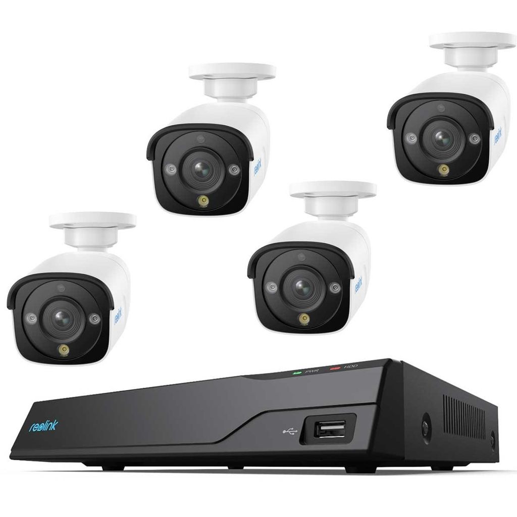Reolink NVS8-12MB4 1x 8 Kanal NVR 4x 12 MP Kamera