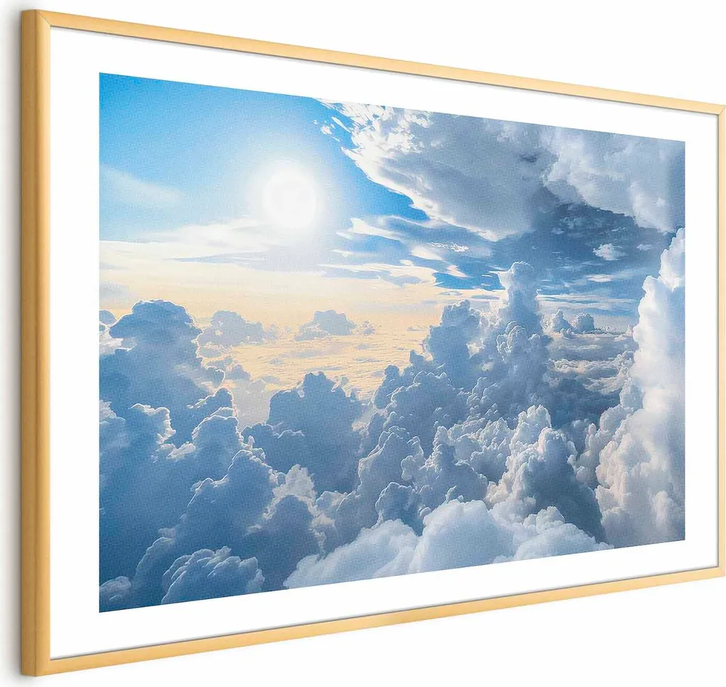 Poster Symphony of Light 90x60 Cornice Dorata Elegante | Shop Online