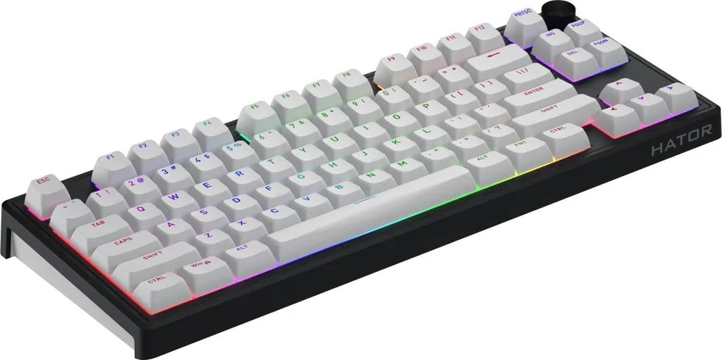 Clavier sans Fil HATOR Skyfall Wireless 80 pour Setup Gaming Épuré