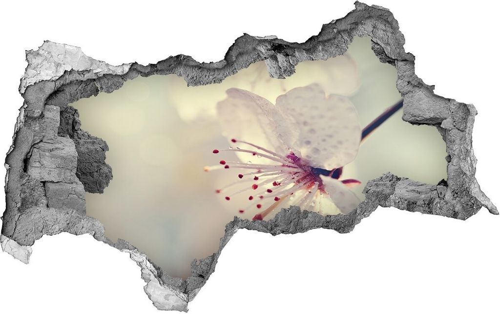 Selbstklebender Loch-3D-Aufkleber 95x73 cm Kirschblüte