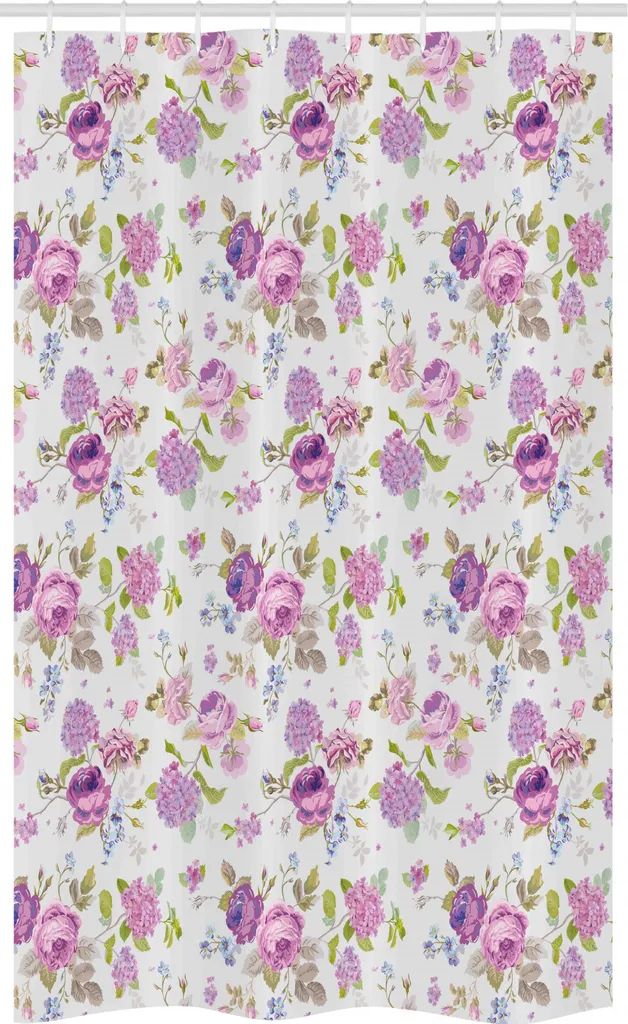 Tenda da Doccia 120x180 ABAKUHAUS Tartaruga Soft-Kunstwerk Rosa