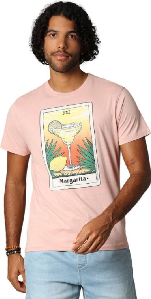 Deeluxe Margarita Kurzarm-t-shirt Rosa L Herren Rosa L