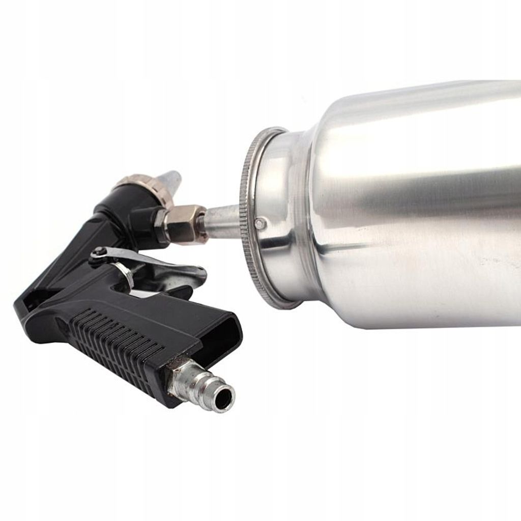 Sandstrahlpistole Mit 1L Tank Und 6mm Düse - Pneumatisches Sandstrahlgerät Für Kompressor