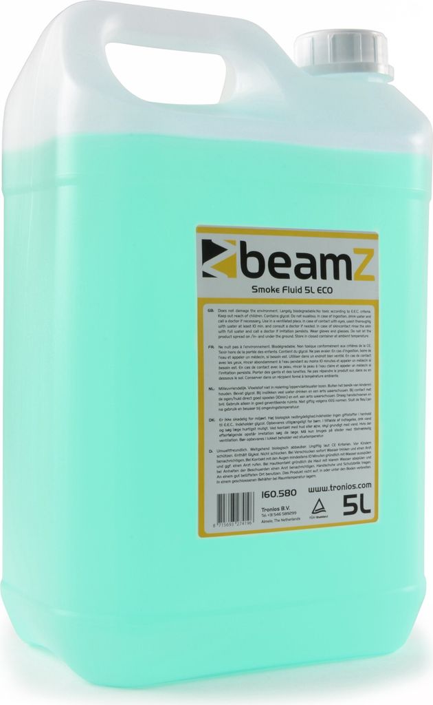 BeamZ FSMF5E-G, náplň do výrobníku mlhy, ECO Green, 5L Obrázek produktu