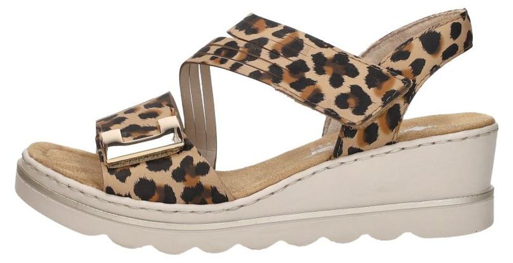Rieker Sandalen Plat  Sandalen Plat - cognac - Maat 40 Image du produit 