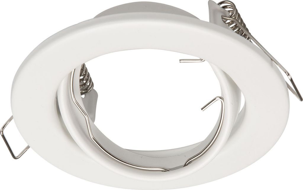 Einbaurahmen Mattes Weiß 6101-A-MW Ø65 mm für GU10 | MR16 Produktbild 