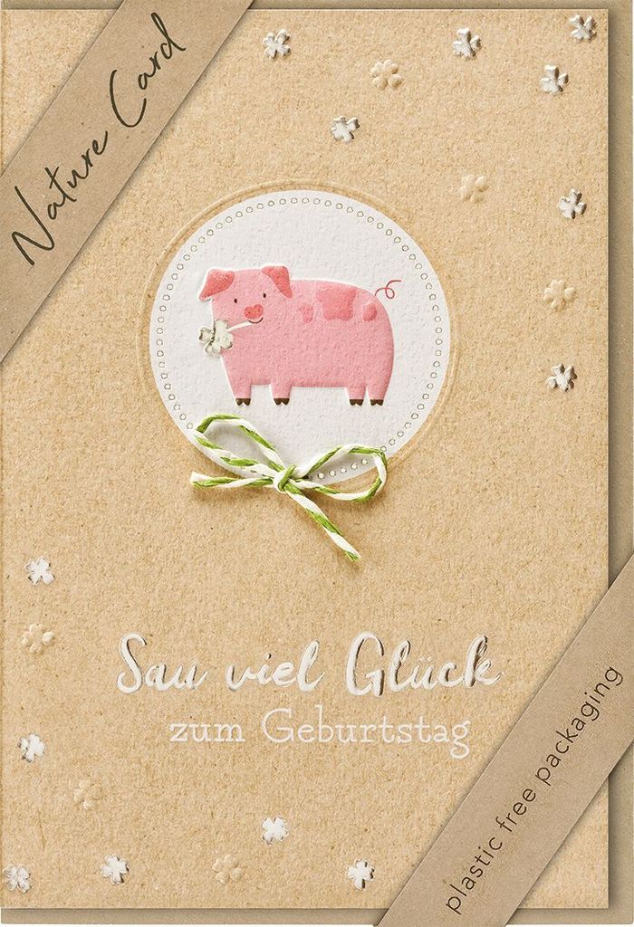bsb 6930022 Geburtstagskarte - Natur Card, inkl. Umschlag