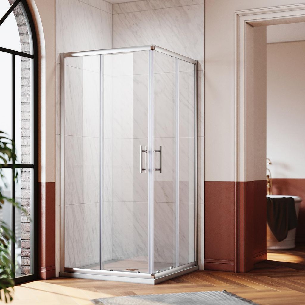 SONNI Cabine de douche accès d'angle Double portes Image du produit 