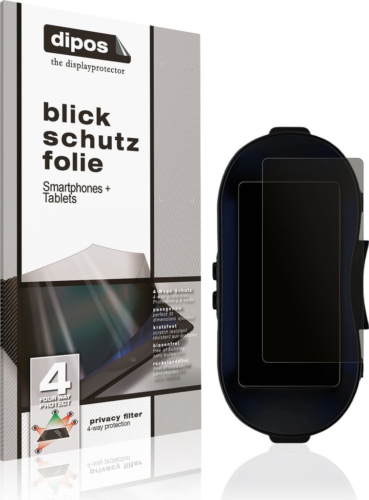 Blickschutzfolie für CIGMAN CNV02 matt Schutzfolie Folie Display Schutz dipos