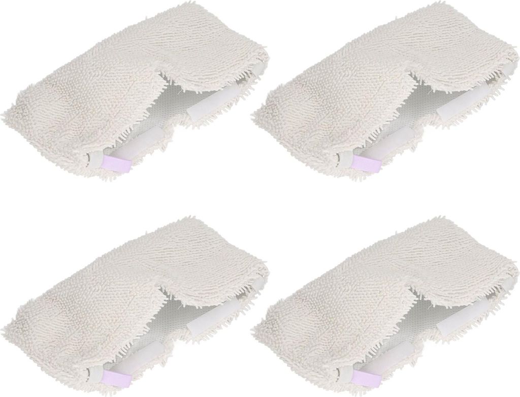 4 Stück Mikrofaser-Mopp-Pads Ersatz-Dampf-Mopp-Pads für Produktbild 
