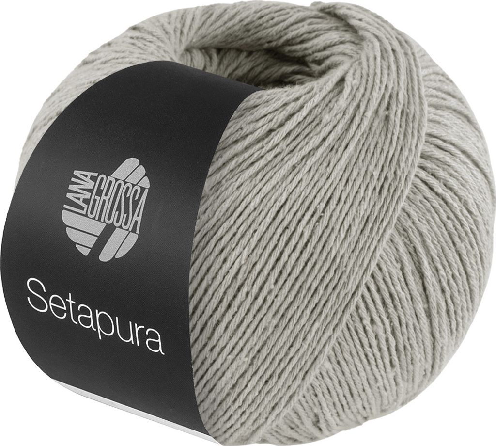 Lana Grossa - Setapura 0021 silbergrau