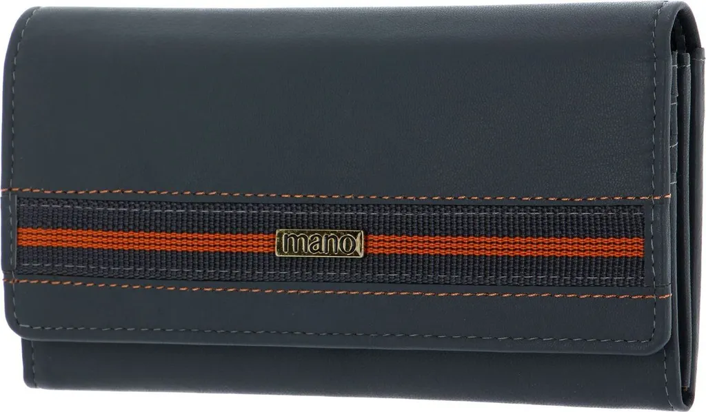 Portefeuille Lady Wallet Gris RFID en Cuir de Vachette Souple Don Leonardo
