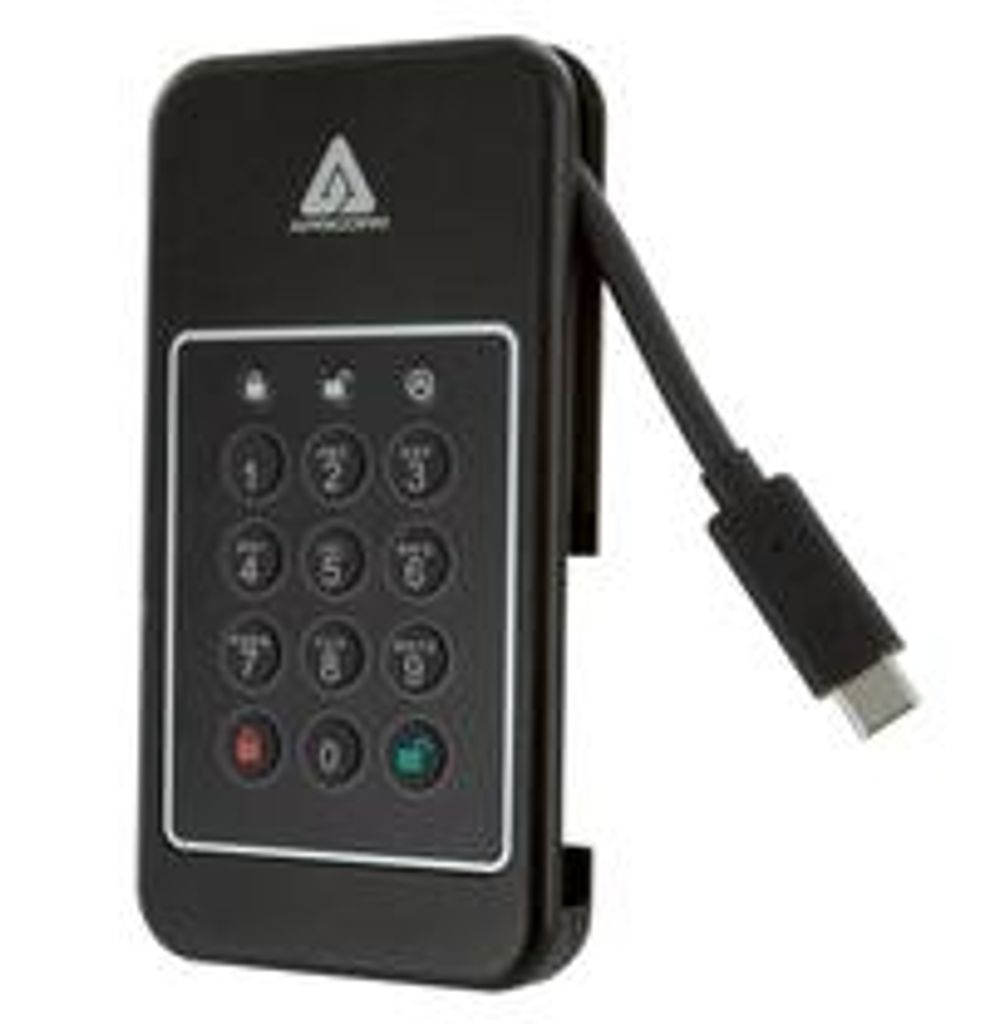 Apricorn Aegis NVX - SSD - verschlüsselt - 2 TB - extern tragbar