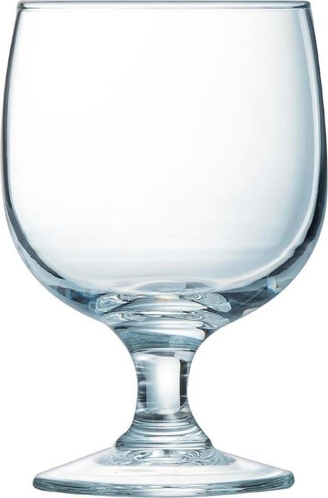 12 Arcoroc Amelia Gehärtete Weingläser 19cl - Glas - dicker, kurzer Stiel