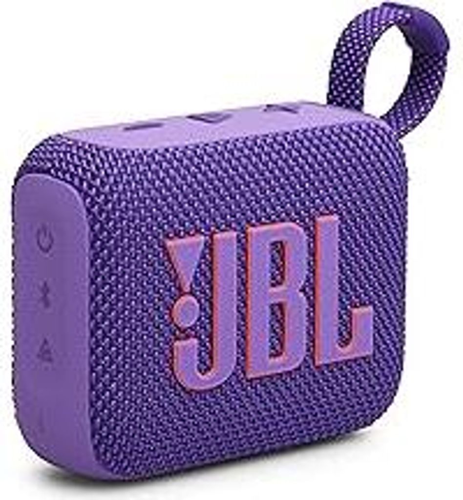 JBL Go 4 - Lila – Tragbare Bluetooth-Lautsprecher-Box mit JBL Pro Sound, tiefem Bass und Playtime-Boost-Funktion – Wasserfest und staubfest –...