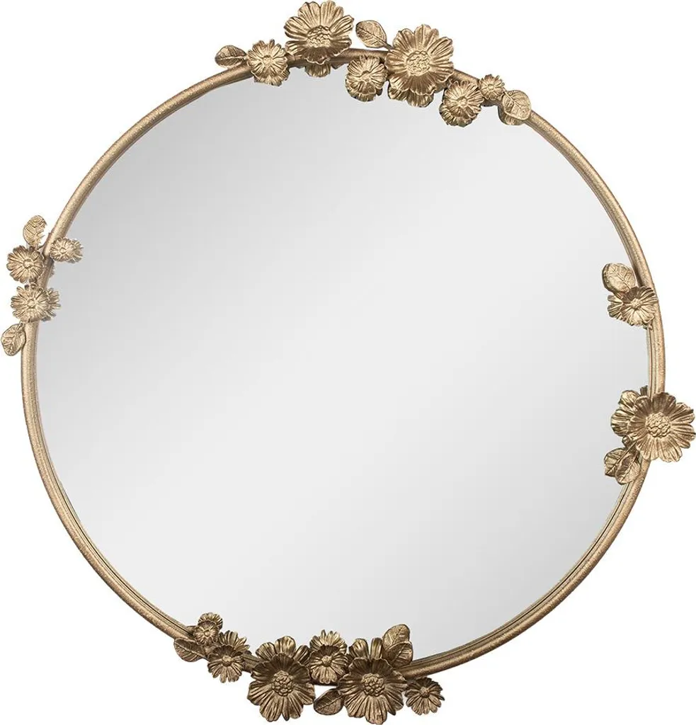 Clayre & Eef Specchio 76x4x79 cm Metallo color oro