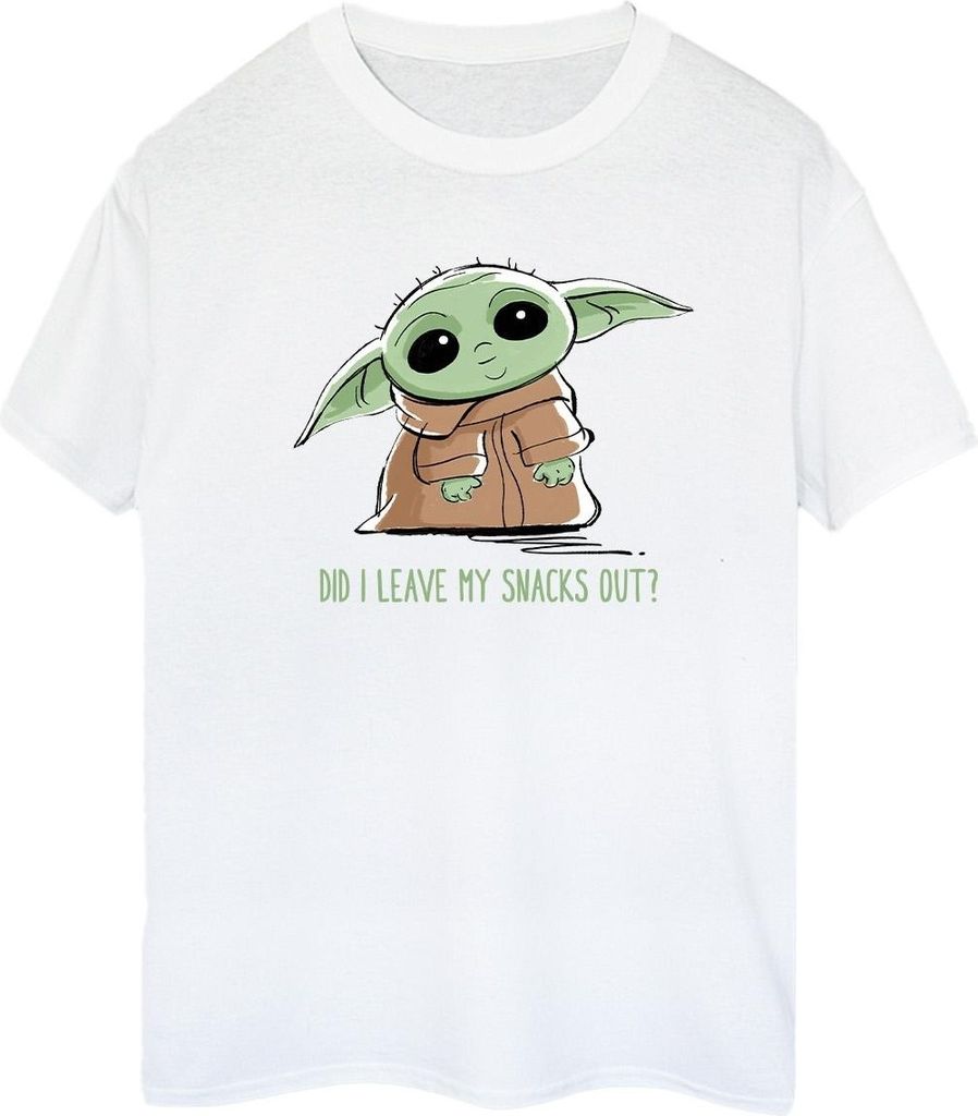 Star Wars - "The Mandalorian" T-Shirt für Damen BI45906 (L) (Weiß)