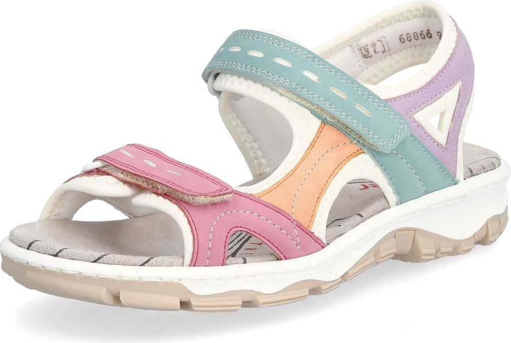 Rieker Damen Sandale bunt Trekking Outdoor gepolstert Produktbild 62