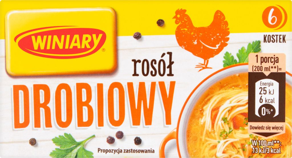 Winiary Drobiowy Rosół 60 G (6 Stück)