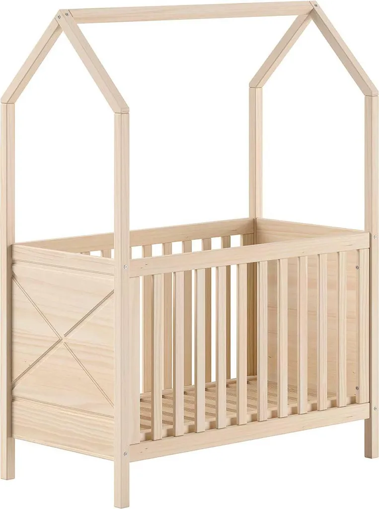 Aménager la chambre de bébé avec le lit Scottie 60x120 cm bois de pin pur