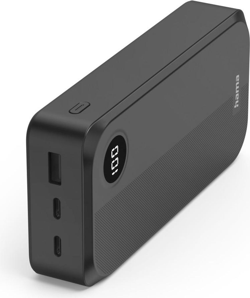Power Pack, 20 000mAh, 3 sorties : 2 USB-C, 1 USB-A, noir Image du produit 