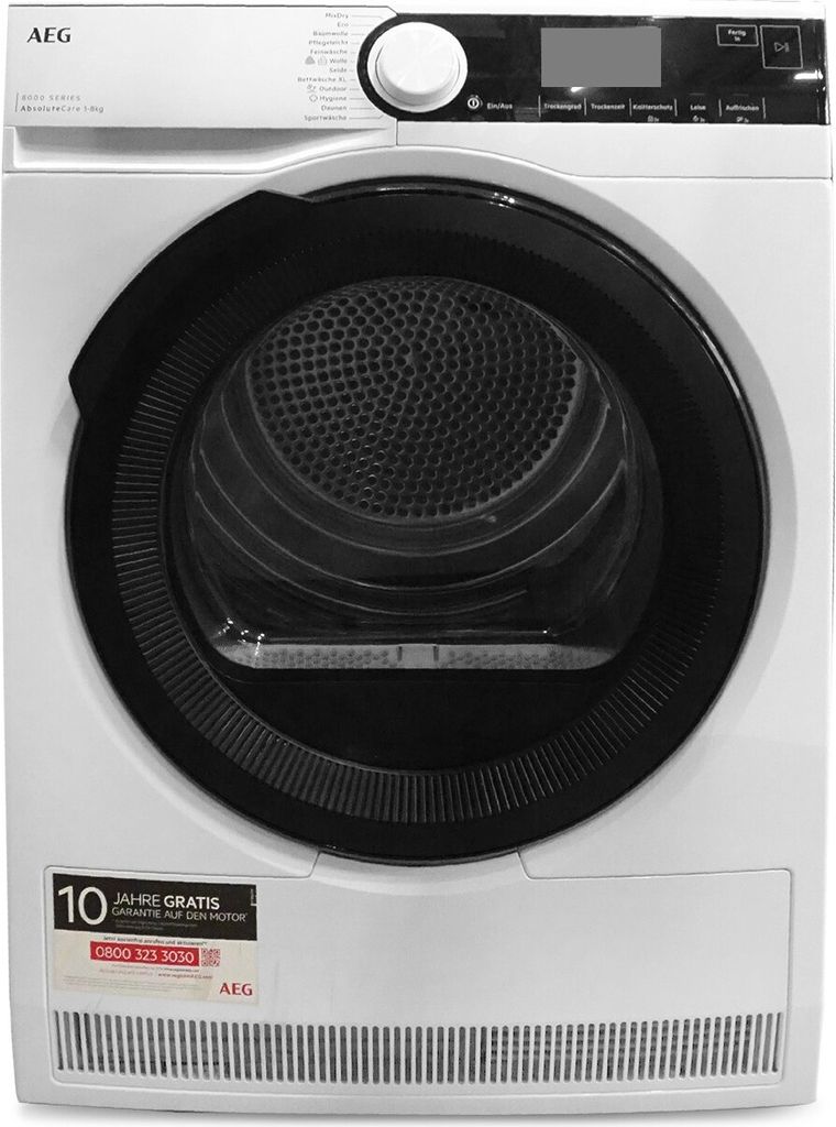 AEG TR8T70680 Wärmepumpentrockner  Kondensations  8 kg  Produktbild 